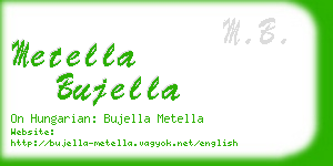 metella bujella business card